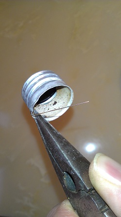 remove shattered bulb base