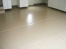 epoxy coat a garage floor